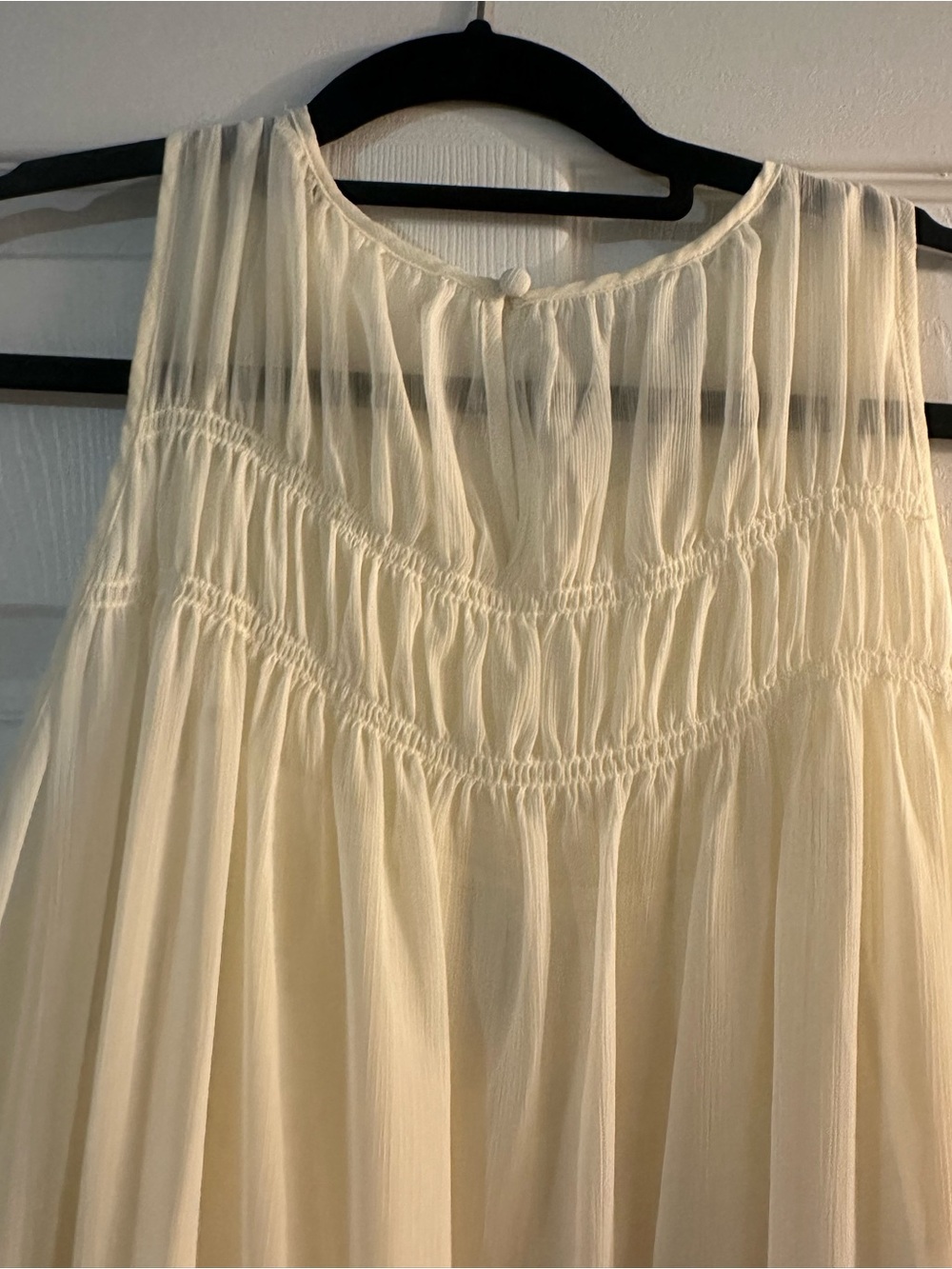 a new day Cream Tiered Maxi Dress - Picture 3 of 4